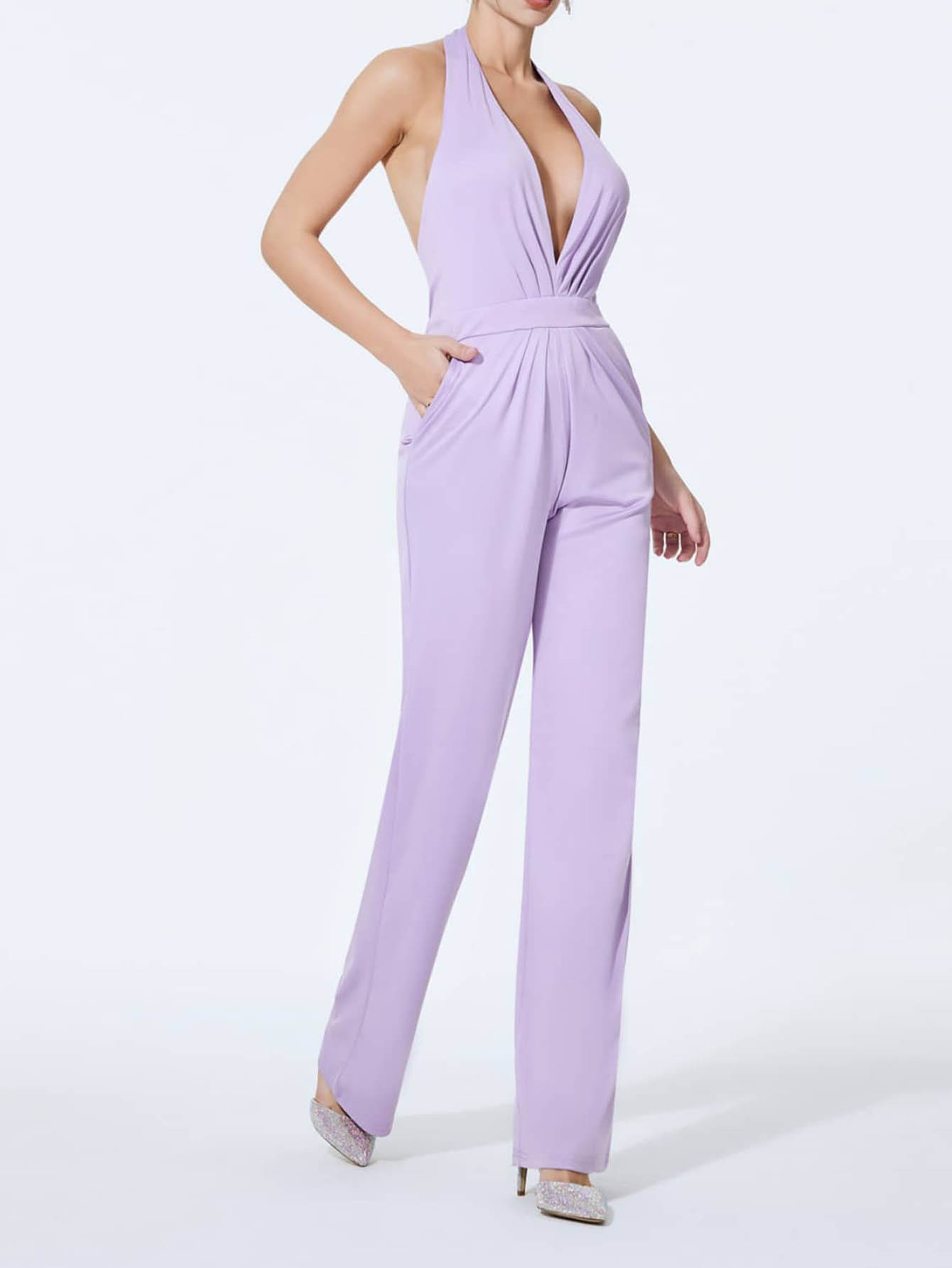 Women's Casual Office Daily Temperament Commuter Commute Style Solid Color Basic Model Full Length display picture 15