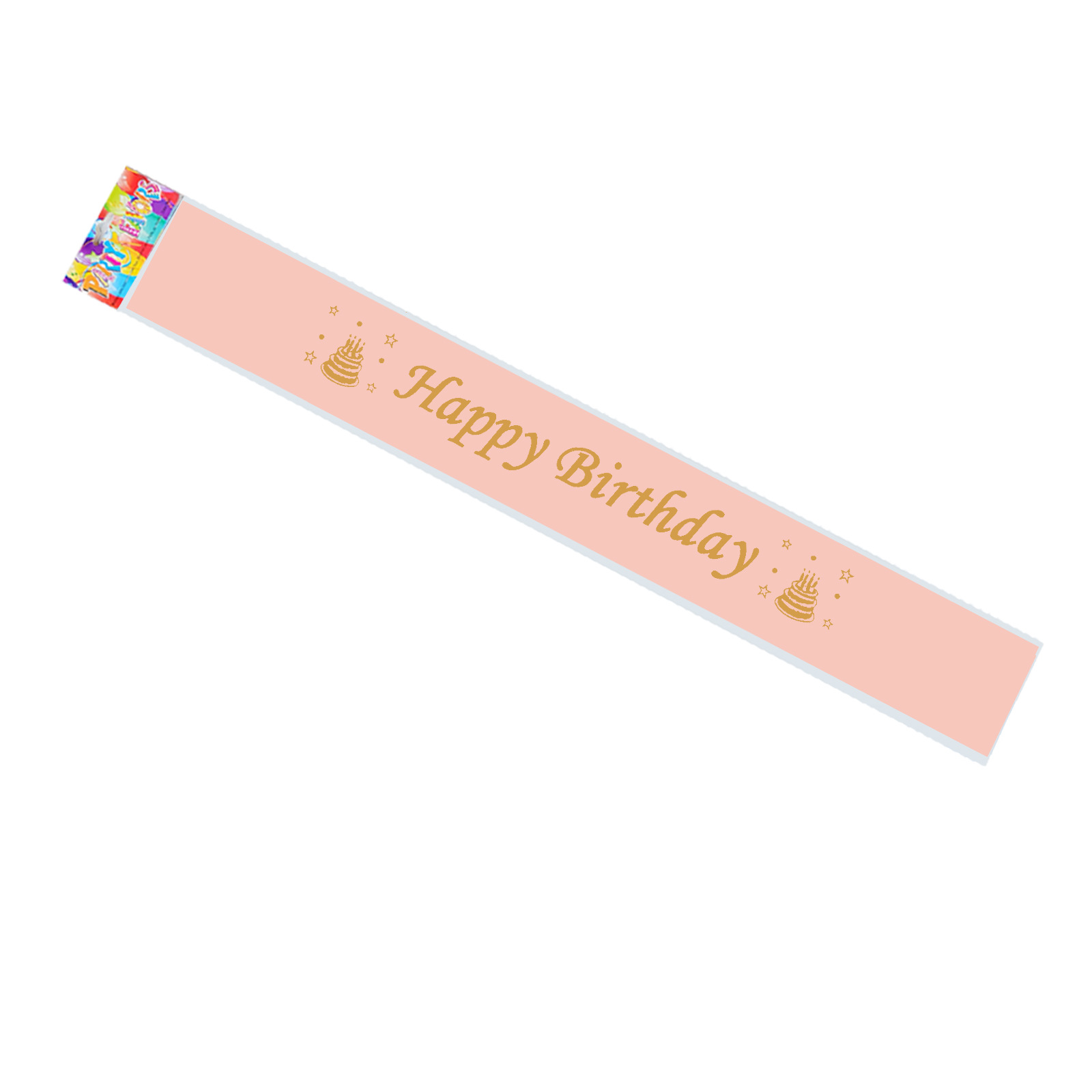 Feliz cumpleaños impresión de serigrafía inglesa correa de hombro para fotos accesorios suministros de fiesta transfronterizos varios estilos de venta transfronterizas