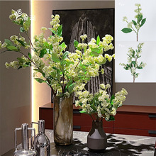 高品质白马桑果仿真花家居装扮拍照道具婚庆婚礼餐桌花束礼物