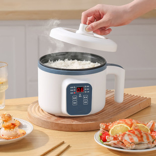 New Multifunctional Rice Cooker Household Porridge Rice Cooker Mini Noodles Non-stick Pot Dormitory Small Electric Pot Electric