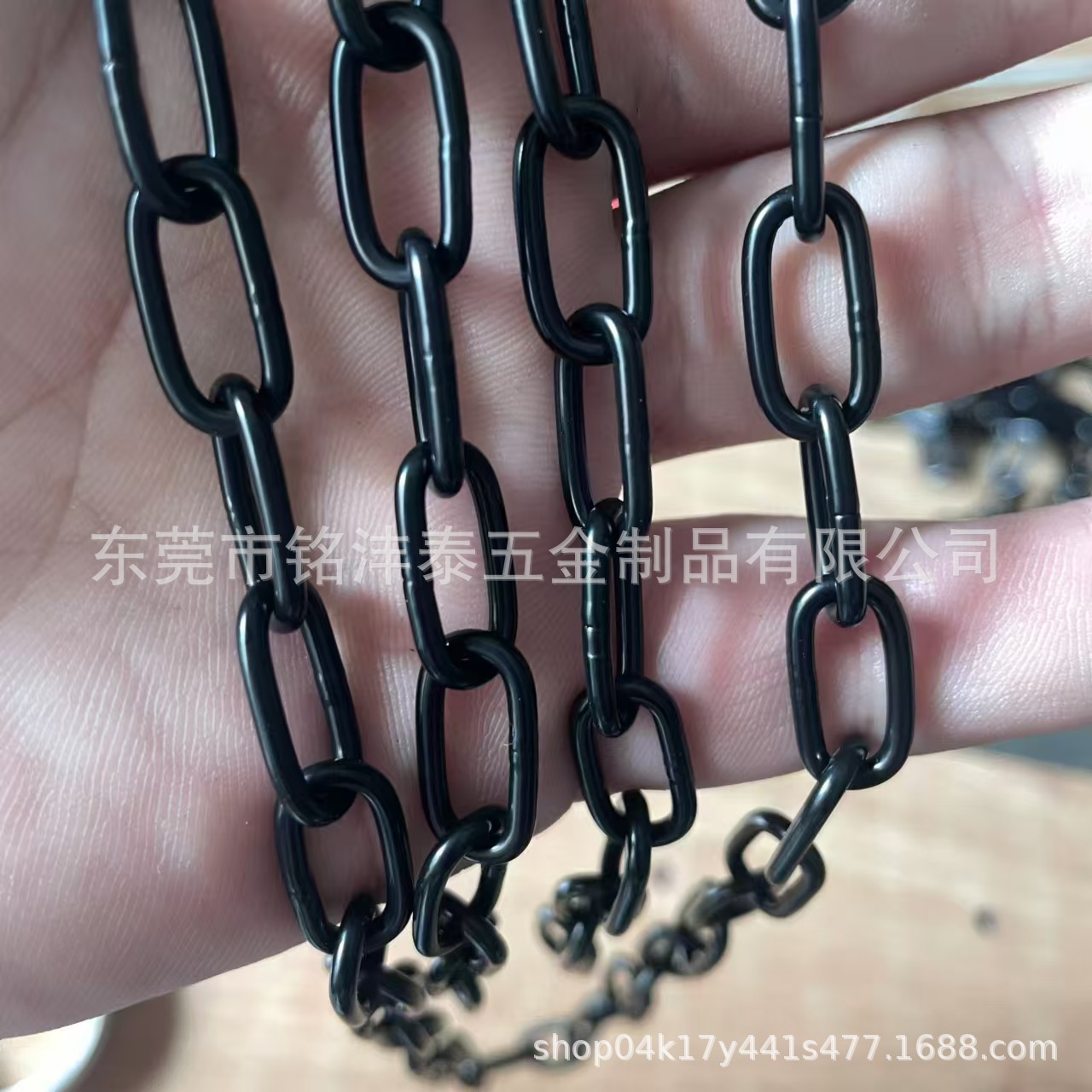 304不锈钢长环链条短环链船用锚链起重吊灯链宠物晾衣用挂链