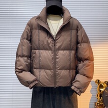 25 新款原创设计男士休闲时尚极简新国标90白鸭绒羽绒服外套88387