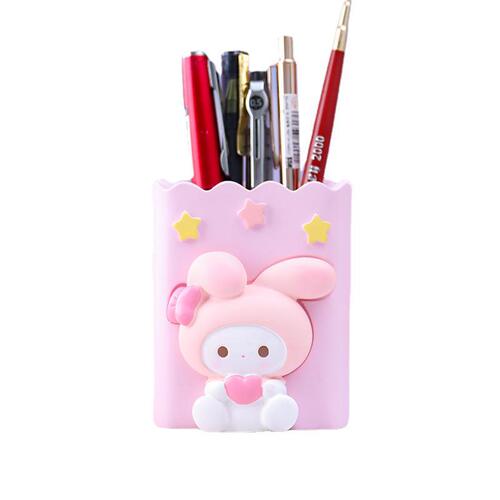 Creative European-style doll pen holder ornaments, cute and cute Guigui rabbit children's study desk decorations