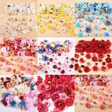 清仓diy仿真花朵手工仿真花假花头饰配件簪花婚庆材料装饰花茶几