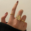 Ring hip-hop style, set, chain, on index finger