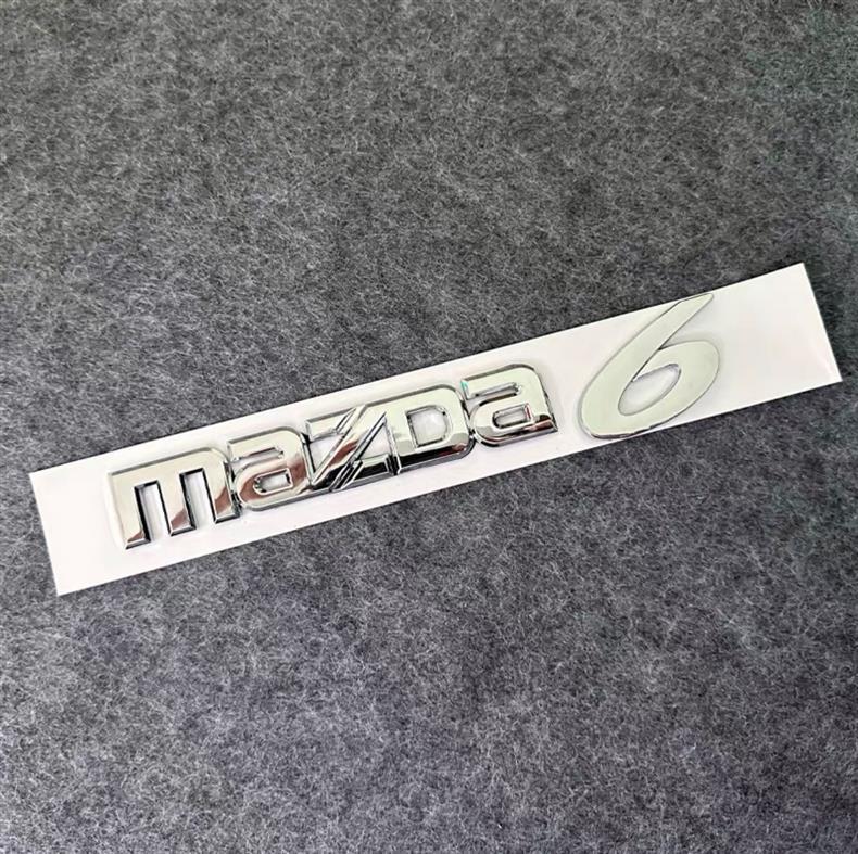Suitable for Changan Mazda Car Logo Mazda3 6 Modified Black English Alphanumeric Rear Trunk Car Logo