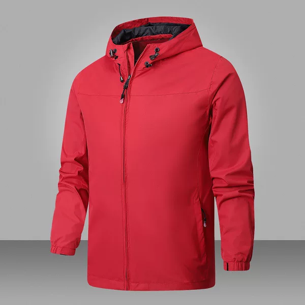 Unisex Spring and Autumn Casual Loose Trendy Versatile Jacket Outdoor Sports Windbreaker Waterproof Windproof Cycling