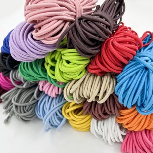 Accessories Accessories elastic rope elastic belt belt rope buckle eye buckle diy accessories handmade creative elastic band 2.5mm