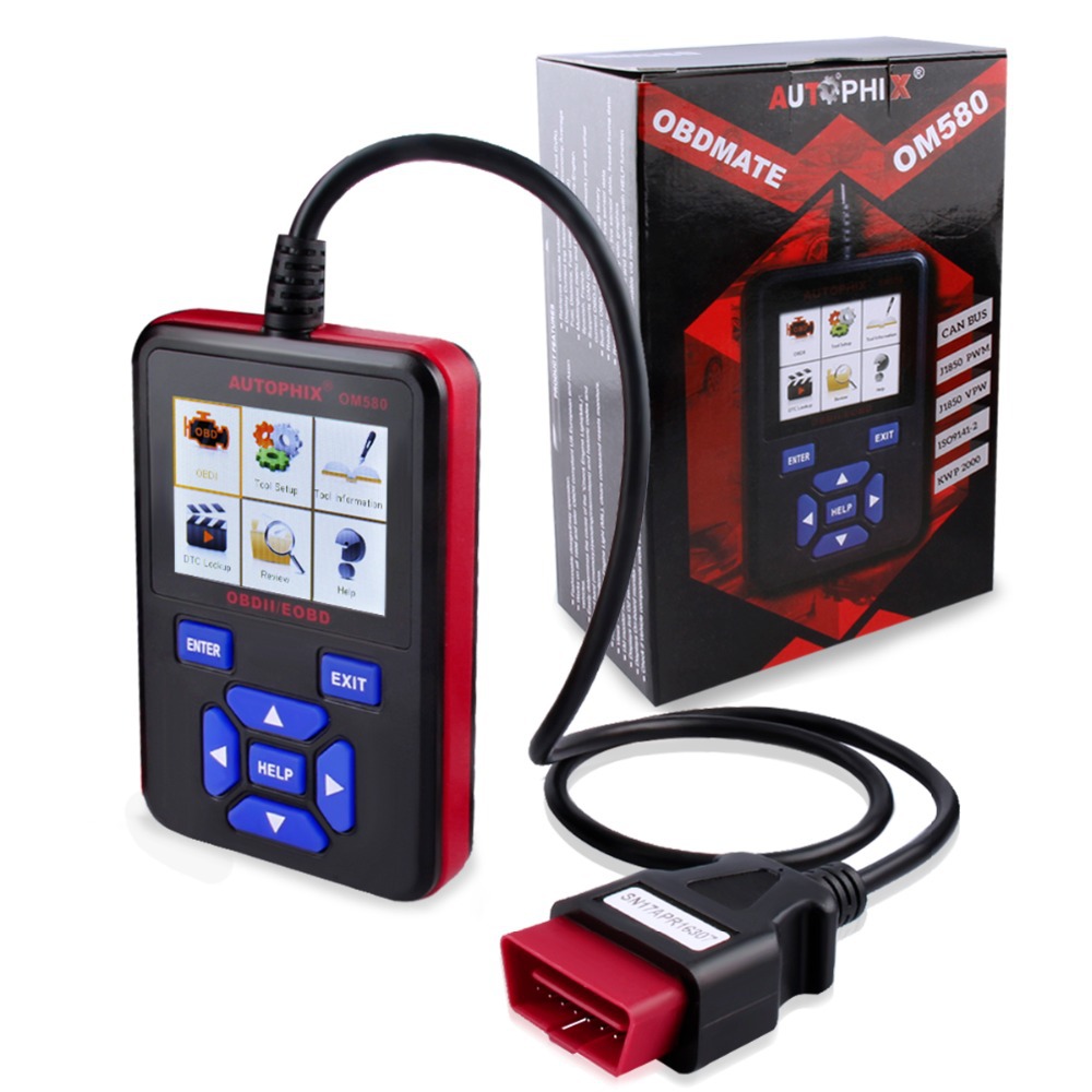 清货多语言OBDMate OM580 AutoScanner OBD2诊断扫描仪诊断工具