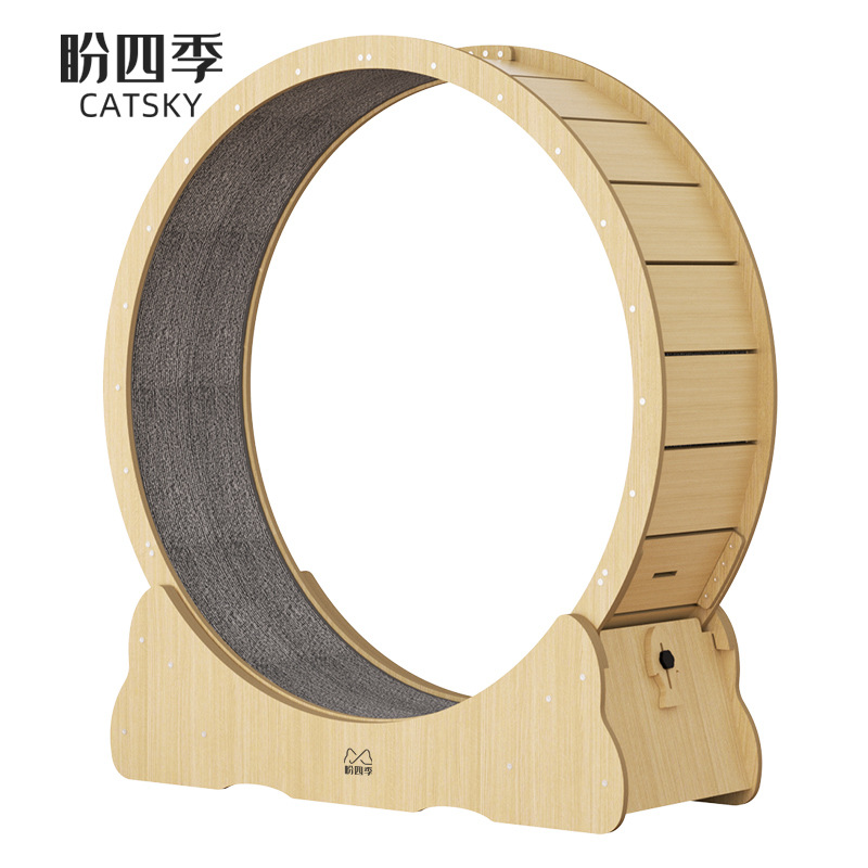 Cinta de correr para mascotas gato perro gato universal anti-pellizco pie fitness rodillo mudo tablero de fibra alta gato de juguete gato escalada marco