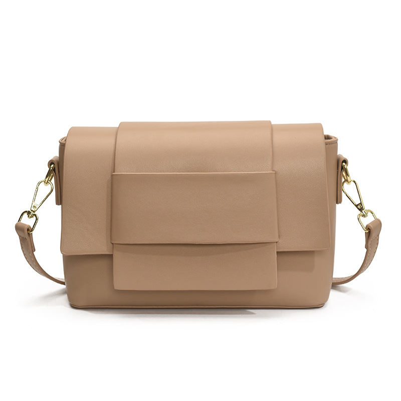 Bolso de mano retro estilo Hong Kong 2025 verano nuevo estilo bolso femenino diseño de nicho bolso de hombro moda contraste color bandolera marea