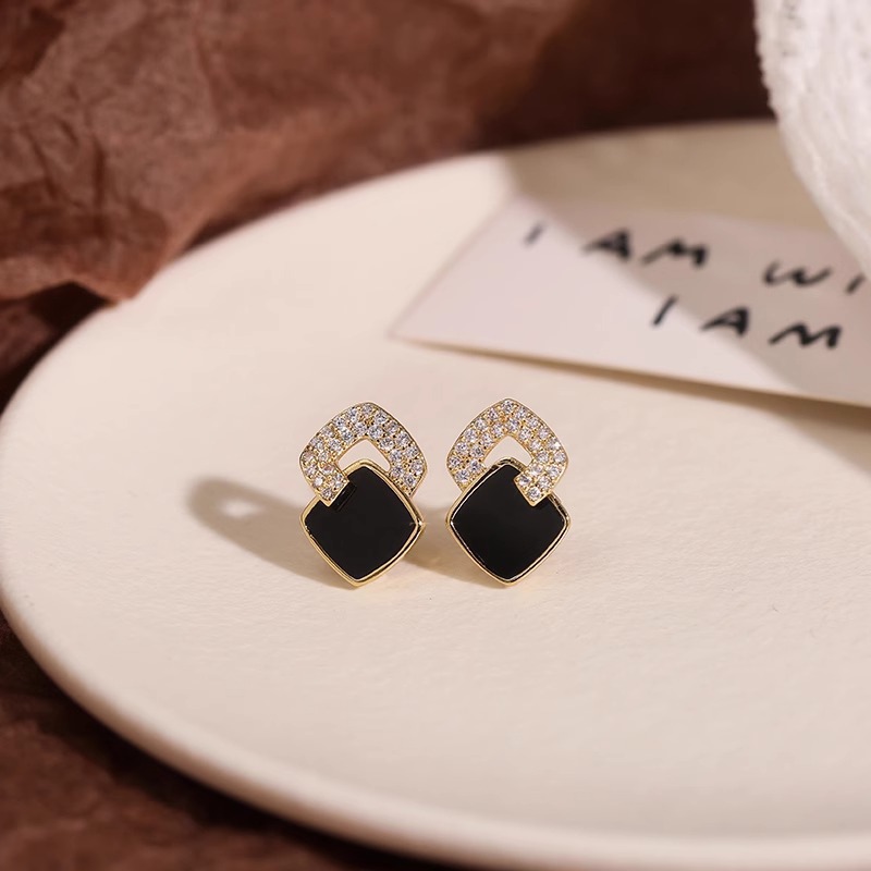 Oil painting earrings