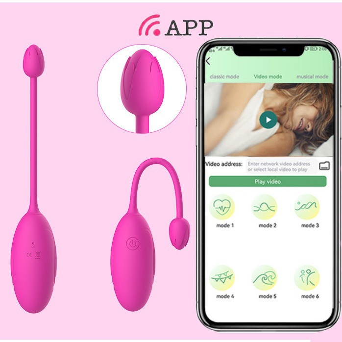 Cross-border hot-selling APP remote control vibrator for women, female sex toys, wireless vibrator, adult products