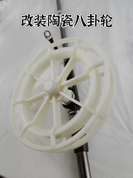 Ceramic Modified Baga Wheel Hand Dial Wheel Plastic Stainless Steel Shaft Wheel Raft Fishing Micro Lead Sea Fishing Reel Wheel