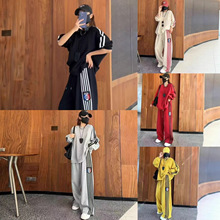 运动套装女春秋学生韩版宽松显瘦时尚网红炸街卫衣休闲两件套跑步