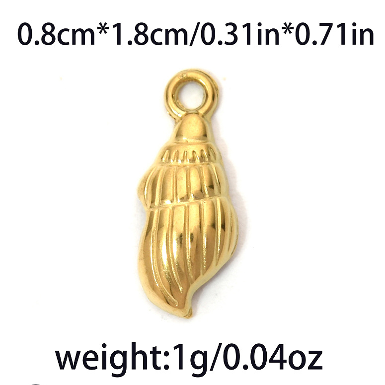 304ステンレス海洋シリーズ高投げ品質貝殻海螺海亀ペンダントビーチ風アクセサリーdiy部品