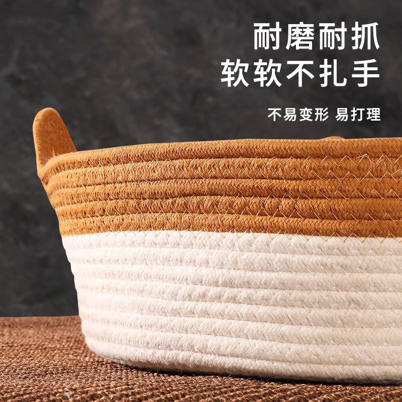 Cama de ratán de cáñamo para gatos Four Seasons Universal Summer Cama para gatos Tejer para gatos para dormir Mascotas de perreras de verano