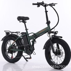 対外貿易の爆発金の20インチの雪の電動の自転車の折り畳みの変速の砂浜のオフロードのリチウムの電気の太いタイヤは電気自動車を助けます。