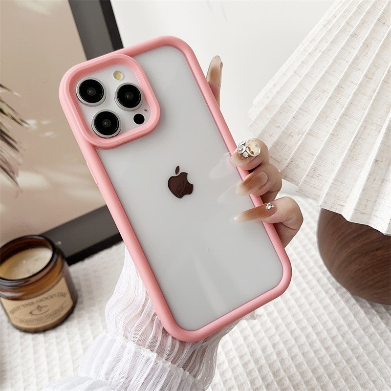 Apple 17 Pro Max クリームフォトフレーム型スマホケース 深溝DIY エポキシクリーミング接着剤 16 Pro マットフレーム 15|undefined