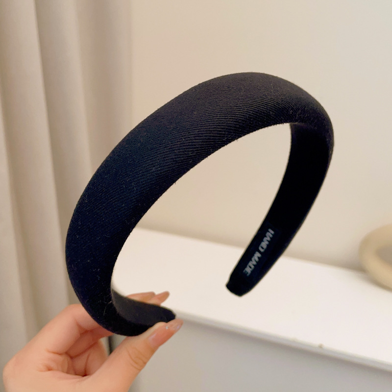 Alto cráneo esponja banda de cabello para mujeres 2024 nueva tarjeta de cabello de presión universal lavar la cara banda de cabello para el cabello para mostrar la cara pequeña