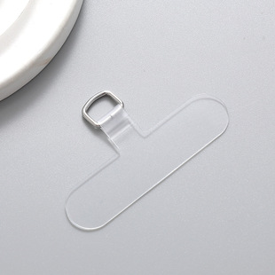 Factory wholesale special price pvc mobile phone case lanyard transparent gasket universal slung lanyard clip card