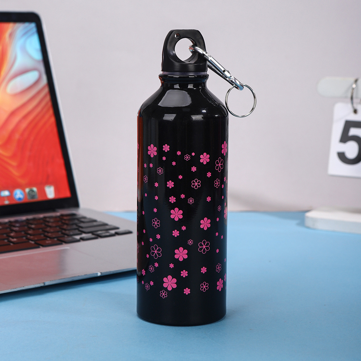 Nuevo simple taza de aluminio portátil de gran capacidad para niños y niñas ciclismo alpinismo botella de regalo taza LOGO al por mayor