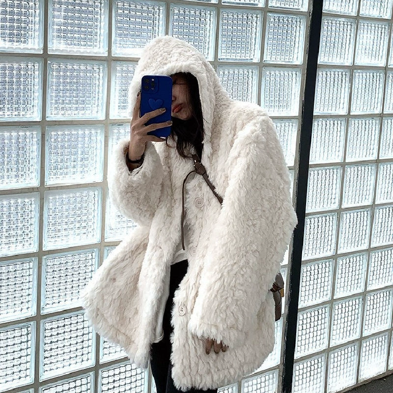 Худи, бархатная зимняя куртка, oversize, увеличенная толщина
