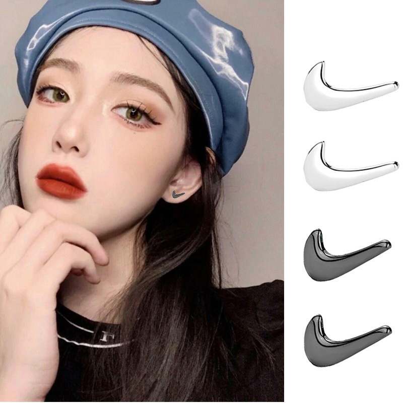Art Selection Anti-Tick Tick Victory Earrings Sports Style Hip Hop Handsome Men's and Women's Gift Personality Tick Tick Earrings Art Selection Anti-Tick Tick Victory Earrings Sports Style Hip Hop Handsome Men's and Women's Gift Personality Tick Tick Earrings