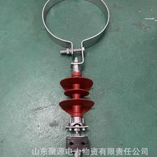 杆用引下线夹 门型构架用绝缘引下线夹 绝缘夹块 波形片引下线夹