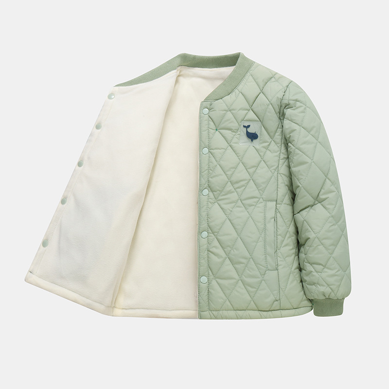 校服神器儿童棉服内胆棉衣棉袄棒球服中大童加绒加厚一体棉内胆