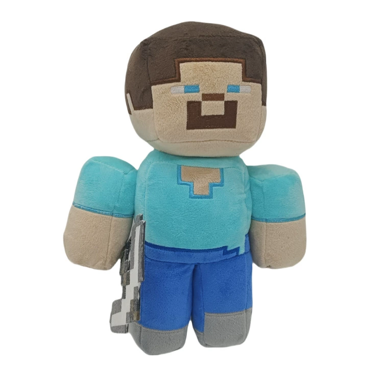 Плюшевые игрушки (Minecraft) персонажи, мягкая хлопковая набивка, множество размеров 12–55 см