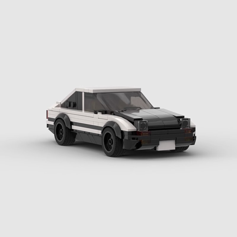 Moc Building Blocks Are Compatible with Lego Ae86 Assembled Toyota Corolla Speed High Difficulty Creative 8-Grids Car for Kidsren