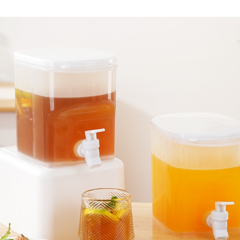 Hogar refrigerador de estilo japonés botella de agua fría agua embotellada verano gran capacidad hielo agua jugo bebida cubo