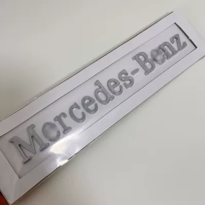 Suitable for Mercedes-Benz word logo Mercedes English Merceds Bnz modified letter body labeling tail logo