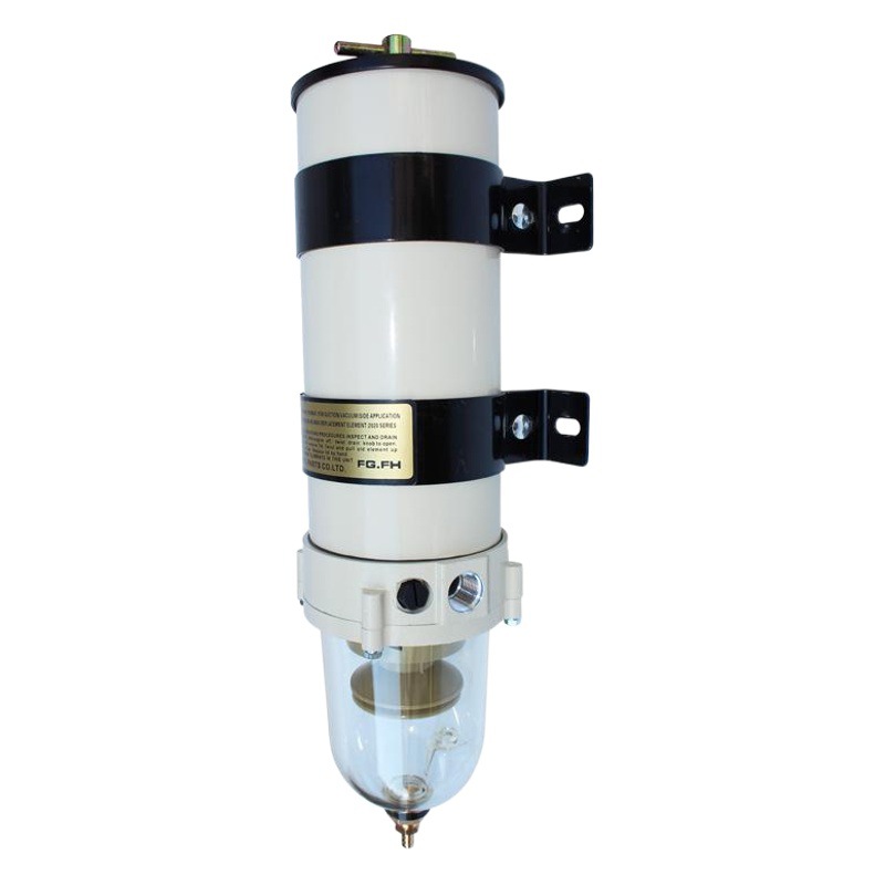 Separador de agua y aceite diésel J6P de alta resistencia, conjunto de filtro 500FG para ingeniería, modificación de camiones, resistente al aceite image 1