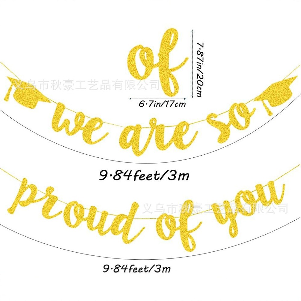 Temporada de graduación de oro tema colgante 2024 fiesta de graduación escenario de PVC colgante espiral