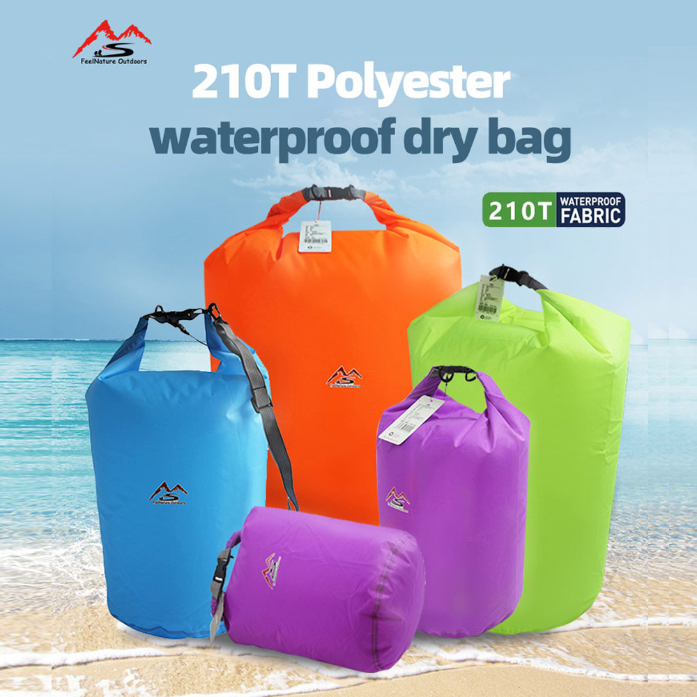 Outdoor Manufacturers Spot Wholesale Fluorine-Free Polyester Lightweight Portable Outdoor Rafting Bag Waterproof Storage Bag Waterproof Bag