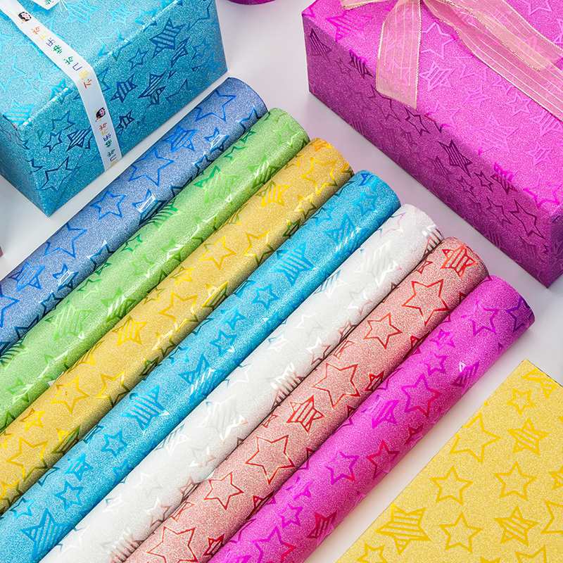 Cumpleaños, Navidad, Día de San Valentín, regalos de dibujos animados para hombres y mujeres, cajas de regalo, papel de embalaje, papel de color, paquete impermeable, pergamino