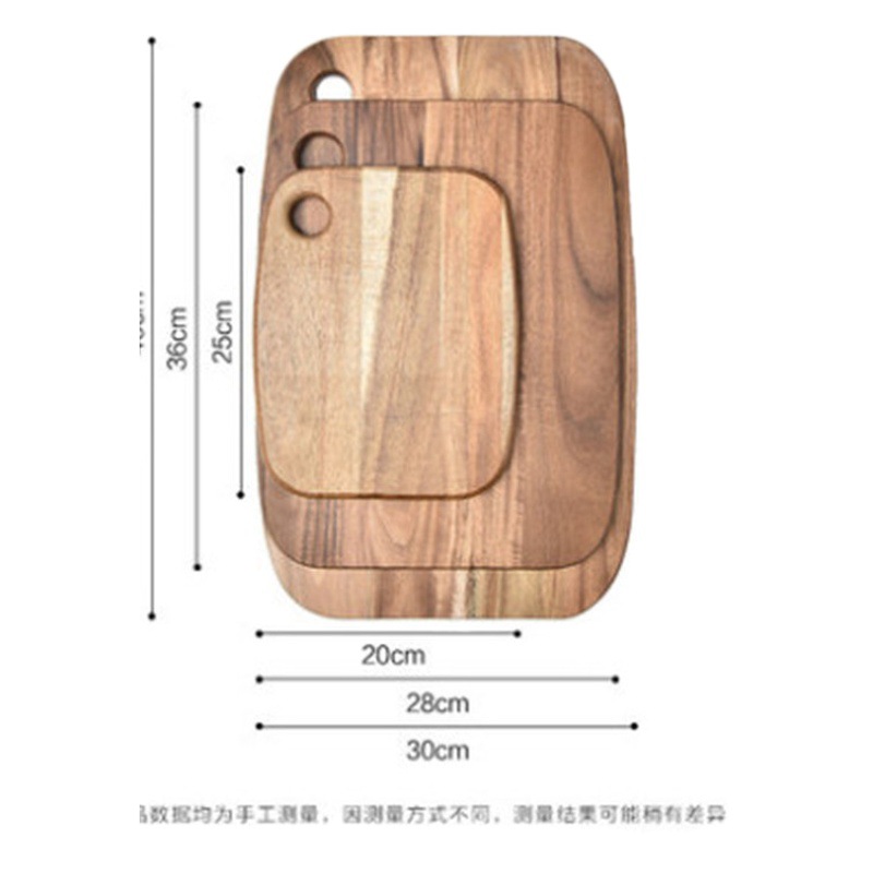 [Productos buenos cuidadosamente seleccionados] Tabla de cortar tabla de cortar de madera maciza tabla de cortar tabla de cortar de frutas portátil para acampar en la naturaleza tabla de cortar tabla de cortar de madera tabla de comida