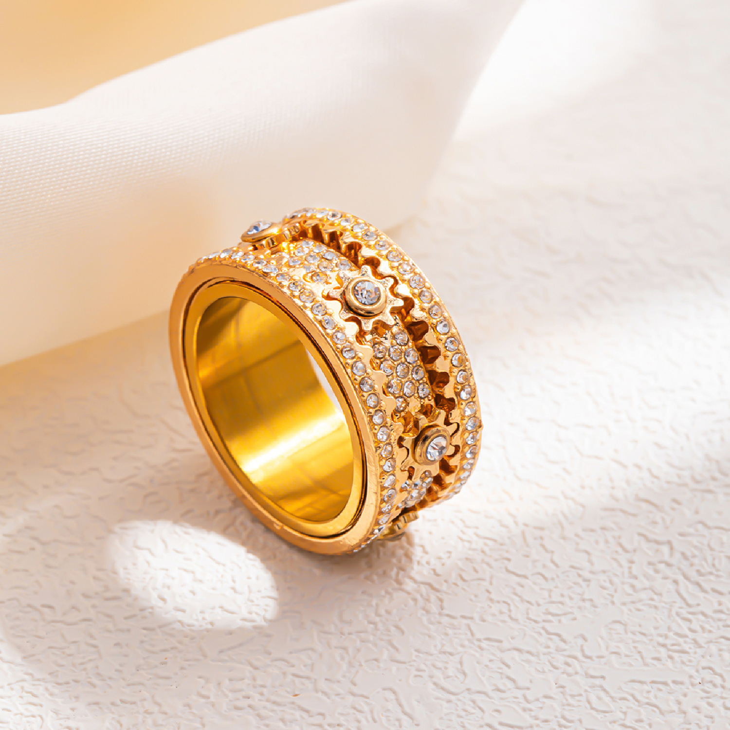 Stilvoller Fidget Ring Zur Stressbewältigung Und Angstlinderung_voghion.com