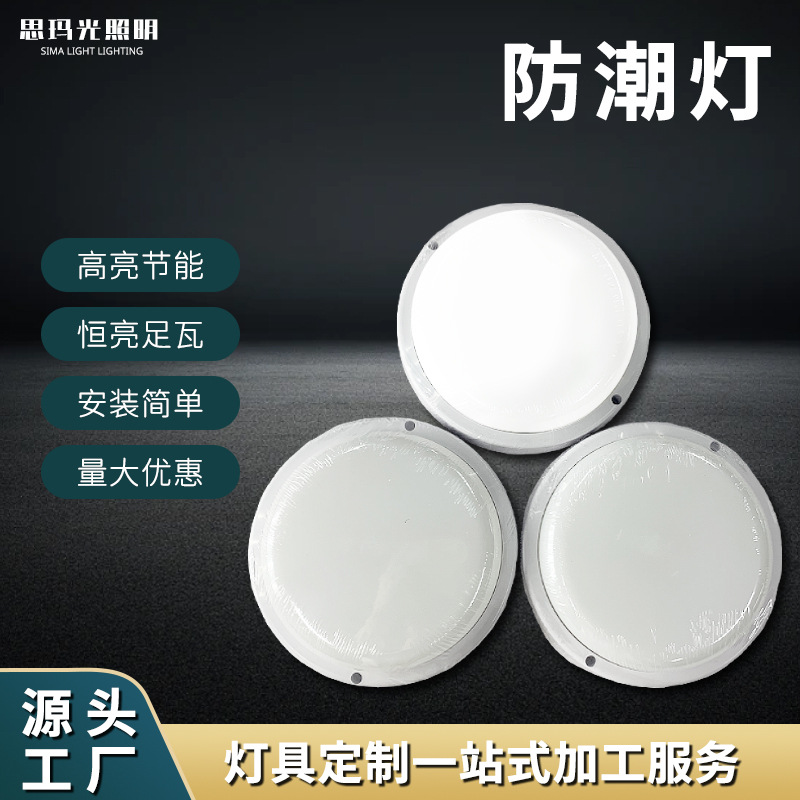LED travel energy-saving ceiling light for bathroom
