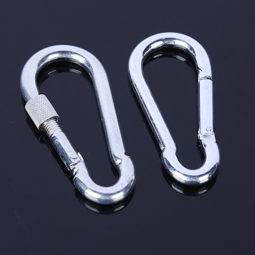 Safety buckle wholesale outdoor carabiner safety buckle spring buckle spring hook hoist hook connection rigging ring safety hook
