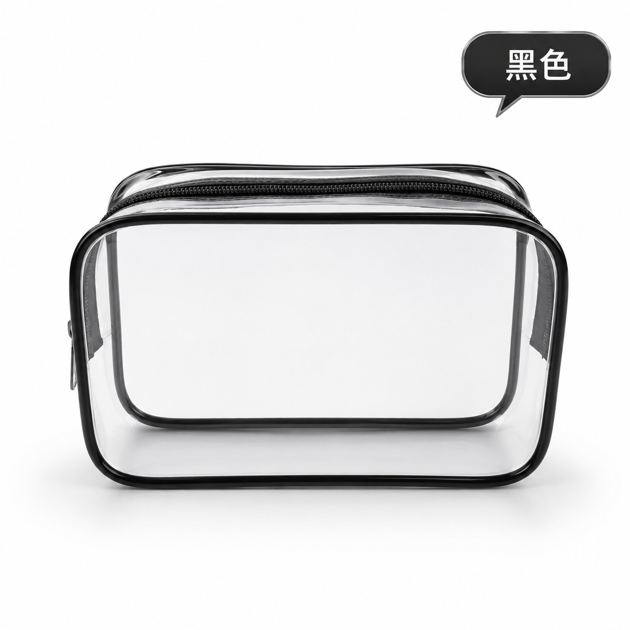 Bolsa de lavado portátil a prueba de agua, bolsa de cremallera a prueba de agua, bolsa de lavado visual de PVC, bolsa de maquillaje de viaje de tamaño medio, almacenamiento image 16