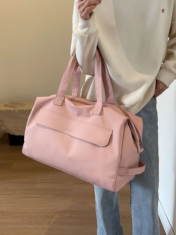 Bolsa de viaje de gran capacidad de las mujeres bolsa de viaje ligero de corta distancia viaje de negocios a corto plazo bolsa de equipaje de hombro portátil fitness simple