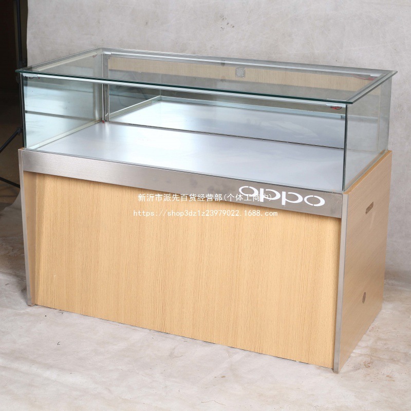 展柜手机展示柜台玻璃柜数码手机柜台手机OPPO陈列柜木质木纹其他