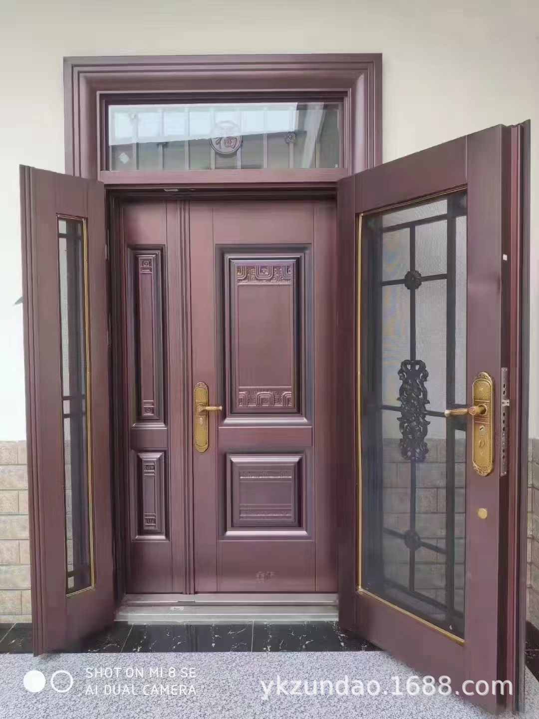 非标锌合金复合门