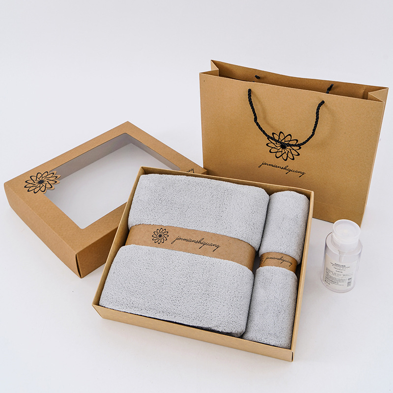 Kraft Paper Gift Set-Light Grey