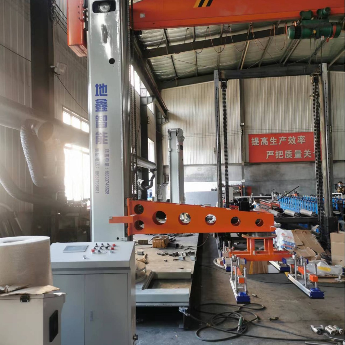 销售全自动陶瓷板码垛机设备压瓦机 沧州地鑫压瓦机 码垛机