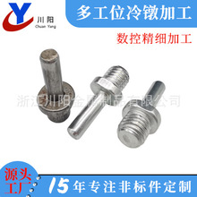 抛光盘接杆 抛光五金配件 抛光机接杆 冷镦五金配件 非标冷镦件