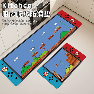Earth Kitchen Water-Absorbing and Oil-Absorbing | Avtomobil döşəmə paspasları - color-classificationg485-3-4060cm-new-diatom-mud-rubber-bottom